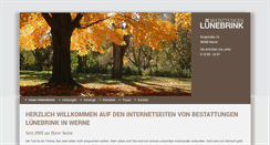 Desktop Screenshot of bestattungen-luenebrink.de